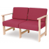 Beech Frame Reception Sofa With Arms