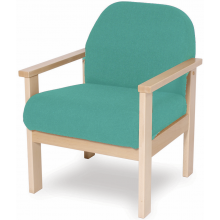 Deluxe Wooden Frame Reception Armchairs