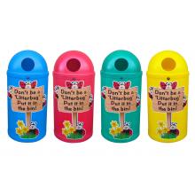 Litterbug School Litter Bins (Set of 4)