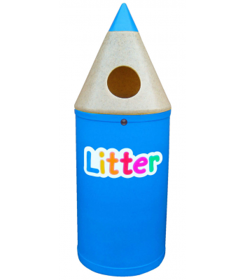 Pencil School Litter Bins