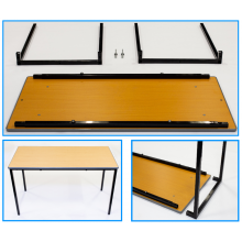 Self Assembly Moulded PU Edge Classroom Tables