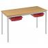 MDF Edge Classroom Tables With Trays MDF Edge Classroom Tables With Trays