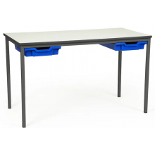 Spray PU Edge Classroom Tables With Trays
