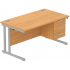 Core Fixed Pedestal Cantilever Frame Office Desk Core Fixed Pedestal Cantilever Frame Office Desk
