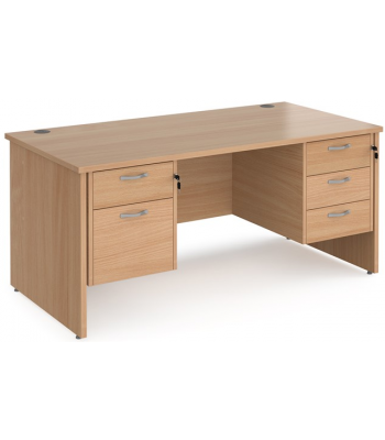 Maestro 25 Panel End Double Pedestal Office Desk 