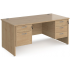 Maestro 25 Panel End Double Pedestal Office Desk Maestro 25 Panel End Double Pedestal Office Desk