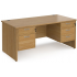 Maestro 25 Panel End Double Pedestal Office Desk Maestro 25 Panel End Double Pedestal Office Desk