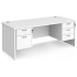 Maestro 25 Panel End Double Pedestal Office Desk Maestro 25 Panel End Double Pedestal Office Desk
