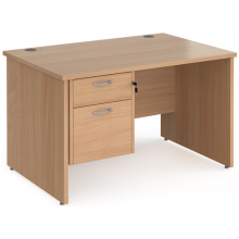 Maestro 25 Panel End Fixed Pedestal Office Desk