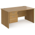 Maestro 25 Panel End Fixed Pedestal Office Desk