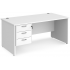 Maestro 25 Panel End Fixed Pedestal Office Desk