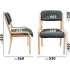 Prague Wooden Frame Reception Chairs Prague Wooden Frame Reception Chairs