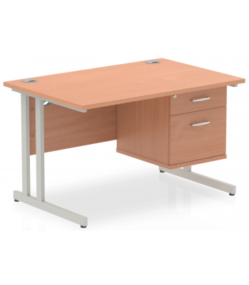 Dynamic Fixed Pedestal Cantilever Office Desks