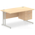 Dynamic Fixed Pedestal Cantilever Office Desks