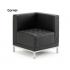 Infinity Leather Modular Reception Seating Infinity Leather Modular Reception Seating