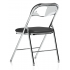 Sicily Chrome Vinyl Folding Chairs