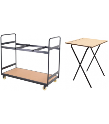 20 Folding Exam Desk Package