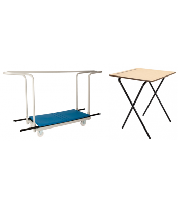 40 Folding Exam Desk Package