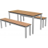 Enviro Compact Outdoor Table and Bench Set