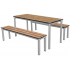 Enviro Compact Outdoor Table and Bench Set