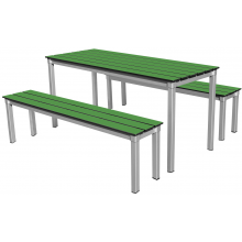 Enviro Compact Outdoor Table and Bench Set