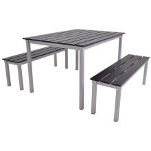 Enviro Eco Outdoor Dining Table and Bench Set