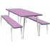 Gopak Premier Folding Dining Table and Bench Set Gopak Premier Folding Dining Table and Bench Set