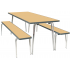 Gopak Premier Folding Dining Table and Bench Set Gopak Premier Folding Dining Table and Bench Set
