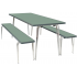 Gopak Premier Folding Dining Table and Bench Set Gopak Premier Folding Dining Table and Bench Set