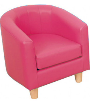 Early Years Faux Leather Tub Chairs