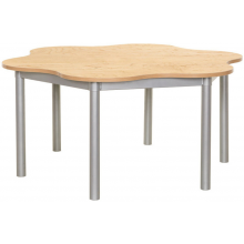 KubbyClass 6 Seat Leaf Petal Classroom Table