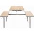 4 Seater Wooden Dining Table and Bench Set