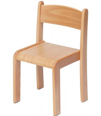 Millhouse Beech Wooden Classroom Chairs (Pack of 4)