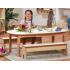 Millhouse Early Years Role Play Table and Benches Set Millhouse Early Years Role Play Table and Benches Set