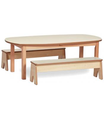 Millhouse Early Years Role Play Table and Benches Set