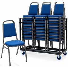 30x Economy Banquet Chair and Trolley Bundle 30x Economy Banquet Chair and Trolley Bundle