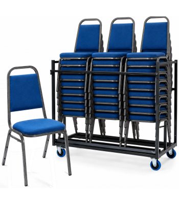 30x Economy Banquet Chair and Trolley Bundle