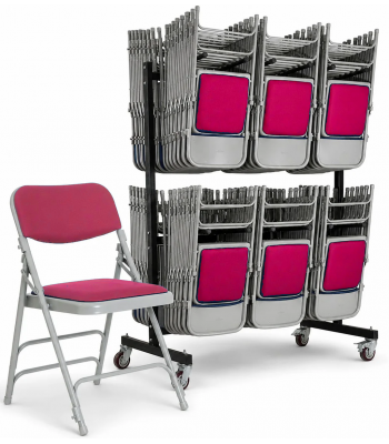 84x Comfort Folding Chair and Trolley Bundle
