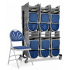84x Comfort Plus Folding Chair and Trolley Bundle 84x Comfort Plus Folding Chair and Trolley Bundle