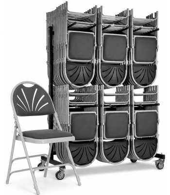 84x Comfort Plus Folding Chair and Trolley Bundle