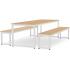SKALMÖ Primary School Dining Table + Bench Set SKALMÖ Primary School Dining Table + Bench Set