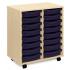 Double Column Classroom Tray Storage Units Double Column Classroom Tray Storage Units