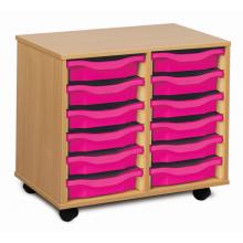 Double Column Classroom Tray Storage Units Double Column Classroom Tray Storage Units