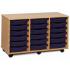 Triple Column Classroom Tray Storage Units