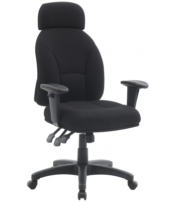 Avon 24Hr Office Chair With Arms and Headrest