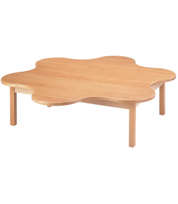 Bergen Squiggle Shaped Wooden Classroom Tables