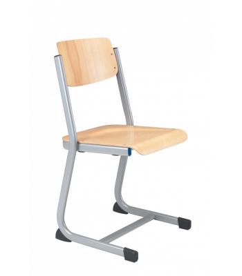 Alpha Wooden Cantilever Classroom Chair