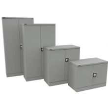 Silverline Kontrax Assembled Metal Cupboards Silverline Kontrax Assembled Metal Cupboards