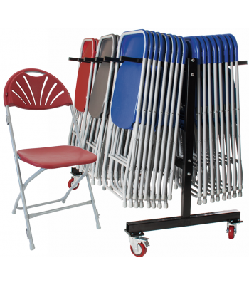 70 Zlite Fan Back Folding Chair Package
