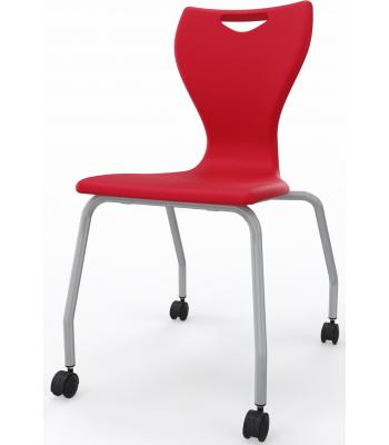 EN Roll Mobile Classroom Chairs on Wheels